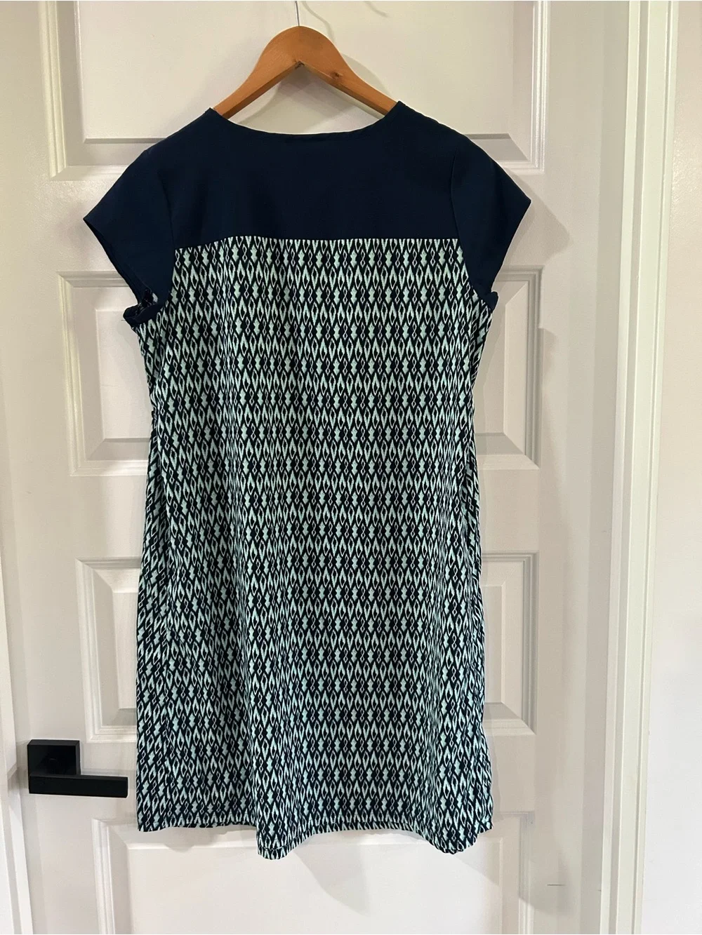 Liz Lange Navy Maternity Shift Dress - Picture 2 of 5